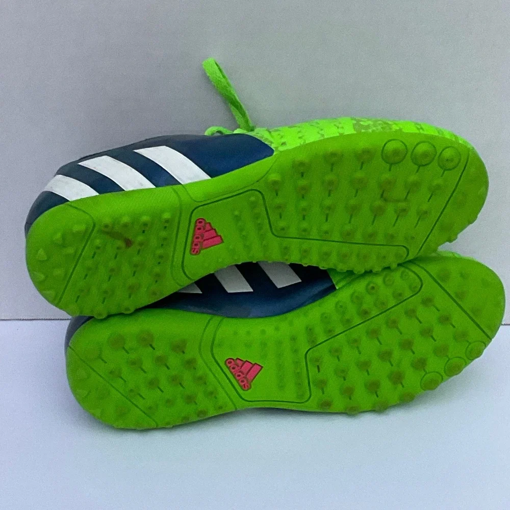 adidas M20172 boy's 4.5 Predito Instinct‎ TF soccer shoes kids Neon blue green